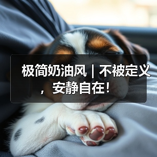极简奶油风 | 不被定义，安静自在！