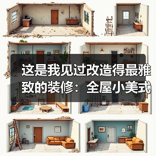 这是我见过改造得最雅致的装修：全屋小美式风格，一进门就不想出来了（图4）