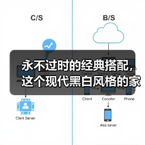 永不过时的经典搭配，这个现代黑白风格的家，越看越喜欢（图4）