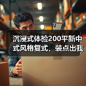 沉浸式体验200平新中式风格复式，装点出