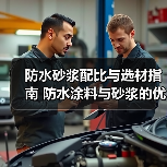 防水砂浆配比与选材指南 防水涂料与砂浆的