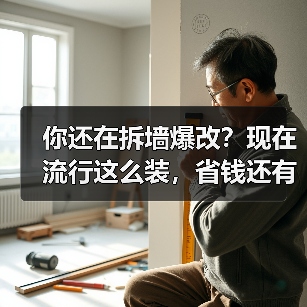 你还在拆墙爆改？现在流行这么装，省钱还有