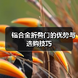 铝合金折叠门的优势与选购技巧(图2) 铝合金折叠门的优势与选购技巧(图2)