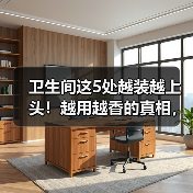 卫生间这5处越装越上头！越用越香的真相，不用一次不知道！（图3）
