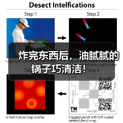 炸完东西后，油腻腻的锅子巧清洁！