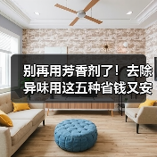 别再用芳香剂了！去除异味用这五种省钱又安全的方法！（图1）