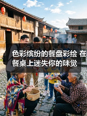 色彩缤纷的餐盘彩绘 在餐桌上迷失你的味觉