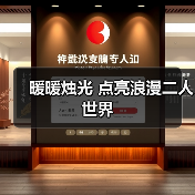 暖暖烛光 点亮浪漫二人世界