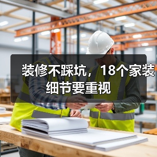 装修不踩坑，18个家装细节要重视