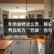 年后装修这么贵,其实有些地方“穷装”也可以,能省下不少钱(图2) 年后装修这么贵,其实有些地方“穷装”也可以,能省下不少钱(图2)