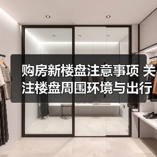 购房新楼盘注意事项 关注楼盘周围环境与出行成本（图4）
