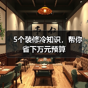5个装修冷知识,帮你省下万元预算(图2) 5个装修冷知识,帮你省下万元预算(图2)