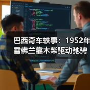 巴西奇车轶事:1952年雪佛兰靠木柴驱动驰骋半世纪(图1) 巴西奇车轶事:1952年雪佛兰靠木柴驱动驰骋半世纪(图1)