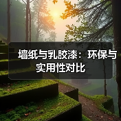 墙纸与乳胶漆:环保与实用性对比(图4) 墙纸与乳胶漆:环保与实用性对比(图4)