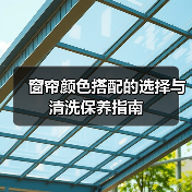 窗帘颜色搭配的选择与清洗保养指南(图4) 窗帘颜色搭配的选择与清洗保养指南(图4)
