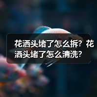 花洒头堵了怎么拆？花洒头堵了怎么清洗？（图4）