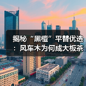 揭秘“黑檀”平替优选：风车木为何成大板茶桌高端材质新宠？（图1）
