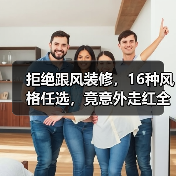 拒绝跟风装修,16种风格任选,竟意外走红全网!(图2) 拒绝跟风装修,16种风格任选,竟意外走红全网!(图2)