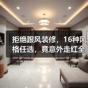 拒绝跟风装修,16种风格任选,竟意外走红全网!(图3) 拒绝跟风装修,16种风格任选,竟意外走红全网!(图3)