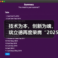 技术为本,创新为魂,瑞立德再度荣膺“2025年十大出入口控制品牌奖”(图1) 技术为本,创新为魂,瑞立德再度荣膺“2025年十大出入口控制品牌奖”(图1)