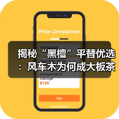 揭秘“黑檀”平替优选：风车木为何成大板茶桌高端材质新宠？（图2）