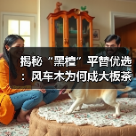 揭秘“黑檀”平替优选：风车木为何成大板茶桌高端材质新宠？（图1）