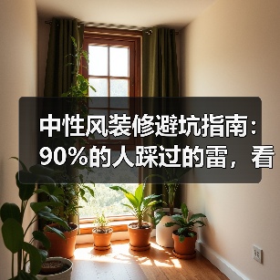 中性风装修避坑指南:90%的人踩过的雷,看完少花10万返工费(图4) 中性风装修避坑指南:90%的人踩过的雷,看完少花10万返工费(图4)