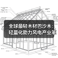 全球最轻木材巴沙木：轻量化助力风电产业革新（图4）