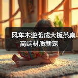 风车木逆袭成大板茶桌高端材质新宠