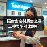 隔音窗帘材质怎么选？三种类型对比解析（图1）
