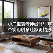 小户型装修神设计！10个实用创意让家更精致（图1）