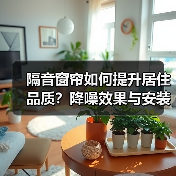 隔音窗帘如何提升居住品质?降噪效果与安装技巧全解析(图1) 隔音窗帘如何提升居住品质?降噪效果与安装技巧全解析(图1)
