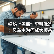 揭秘“黑檀”平替优选：风车木为何成大板茶桌高端材质新宠？（图1）