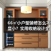 66㎡小户型装修怎么不显小？实用收纳设计全解析（图3）