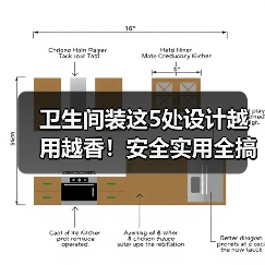 卫生间装这5处设计越用越香!安全实用全搞定(图2) 卫生间装这5处设计越用越香!安全实用全搞定(图2)