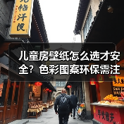 儿童房壁纸怎么选才安全?色彩图案环保需注意(图2) 儿童房壁纸怎么选才安全?色彩图案环保需注意(图2)