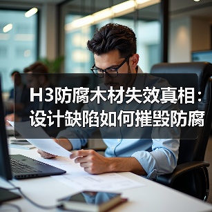 H3防腐木材失效真相:设计缺陷如何摧毁防腐等级?(图1) H3防腐木材失效真相:设计缺陷如何摧毁防腐等级?(图1)