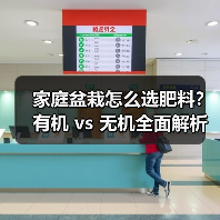 家庭盆栽怎么选肥料？有机 vs 无机全面