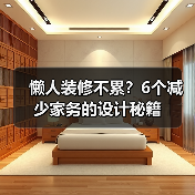 懒人装修不累？6个减少家务的设计秘籍（图1）