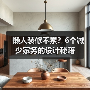懒人装修不累？6个减少家务的设计秘籍（图4）