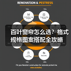 百叶窗帘怎么选?格式规格图案搭配全攻略(图4) 百叶窗帘怎么选?格式规格图案搭配全攻略(图4)