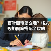 百叶窗帘怎么选?格式规格图案搭配全攻略(图2) 百叶窗帘怎么选?格式规格图案搭配全攻略(图2)