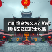 百叶窗帘怎么选?格式规格图案搭配全攻略(图3) 百叶窗帘怎么选?格式规格图案搭配全攻略(图3)