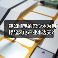 轻如鸿毛的巴沙木为何撑起风电产业半边天?(图2) 轻如鸿毛的巴沙木为何撑起风电产业半边天?(图2)