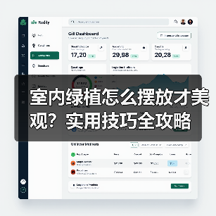 室内绿植怎么摆放才美观?实用技巧全攻略(图2) 室内绿植怎么摆放才美观?实用技巧全攻略(图2)