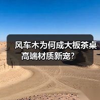 风车木为何成大板茶桌高端材质新宠？