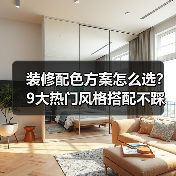 装修配色方案怎么选？9大热门风格搭配不踩雷技巧（图4）