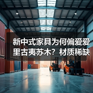 新中式家具为何偏爱爱里古夷苏木？材质稀缺性揭秘（图1）