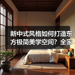 新中式风格如何打造东方极简美学空间？全家都爱的装修灵感（图4）