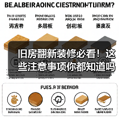旧房翻新装修必看！这些注意事项你都知道吗？（图2）